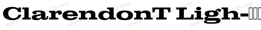 ClarendonT Ligh字体转换